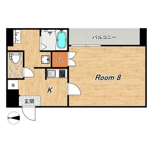 セント綾大宮【2階】の間取り