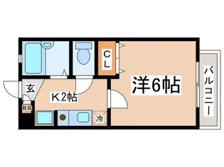 ル-ブル高円寺【1階】の間取り