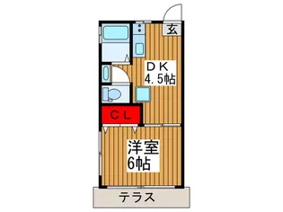 つくしコ-ポ【1階】の間取り