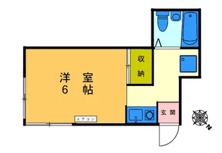 メゾン田嶋ワン【1階】の間取り