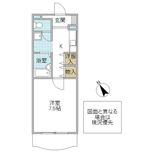 グランプラード【1階】の間取り