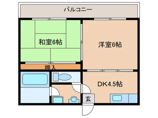 マンション大谷の間取り