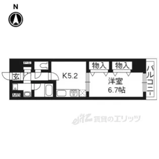 アーバネックス室町【3階】の間取り