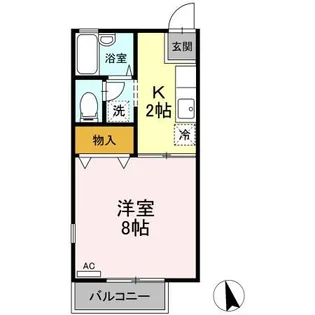セザール昭和【2階】の間取り