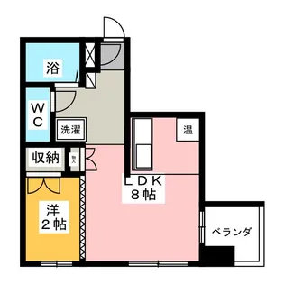 セジュール金山【5階】の間取り