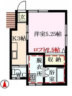 スイートハイム【1階】の間取り