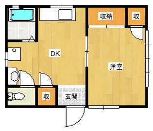 セジュールi【2階】の間取り