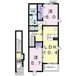 ラウレア【2階】の間取り