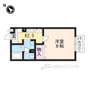 ティアラRoomユキ【2階】の間取り