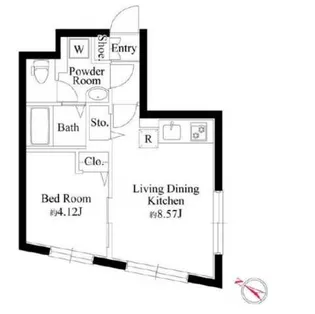 エルファーロ大塚IV【2階】の間取り