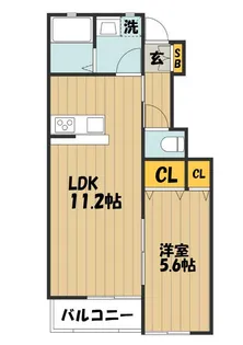ガーデンテラス【1階】の間取り