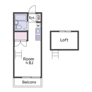メゾン久我山A【2階】の間取り