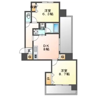 さくらHills NAGOYA WEST【10階】の間取り