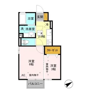 クワトロ【1階】の間取り