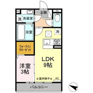 グラーツ【3階】の間取り