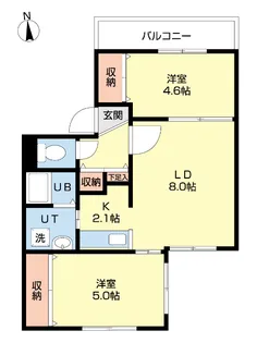 REGALIA澄川【3階】の間取り