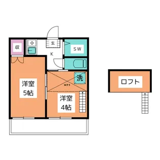ヴァンサン館【1階】の間取り