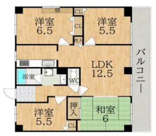パークヴィレッジ学園前【2階】の間取り