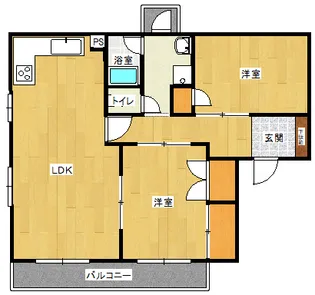 リバティAD【3階】の間取り