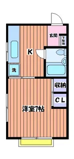 第5ホークハイツ【2階】の間取り