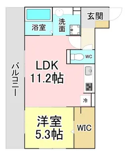 エレガンスHiMi s【3階】の間取り