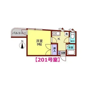 エスポアール清水I【2階】の間取り