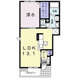 リバーヒル M.【1階】の間取り