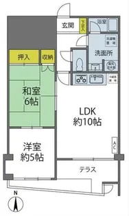 代々木ロイヤルマンション【1階】の間取り