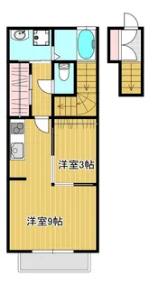 フェリオ船岡【2階】の間取り