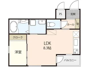 セブンプロート草津東【1階】の間取り