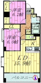 コトヒルズ【6階】の間取り