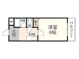 サンシャイン曙【2階】の間取り