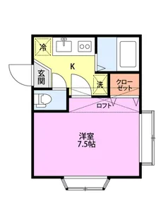 ホワイトハウス【1階】の間取り