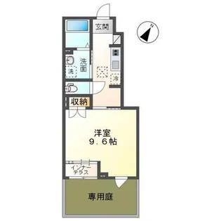 アジュール【1階】の間取り