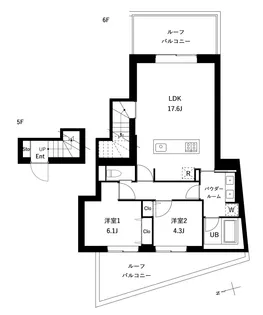 パストラーレ豊玉【5階】の間取り
