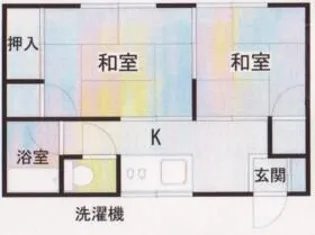 朝日荘【2階】の間取り
