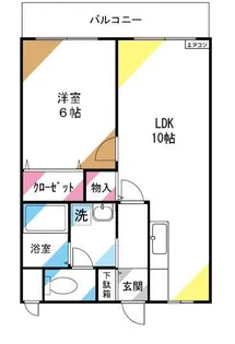 ハイムヴィーゲ【2階】の間取り