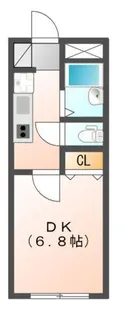 財田コーポ【2階】の間取り