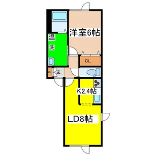 ザントウーア【2階】の間取り