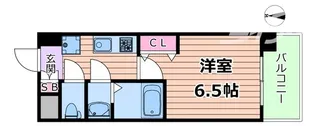 サムティ大阪CITY WEST【14階】の間取り
