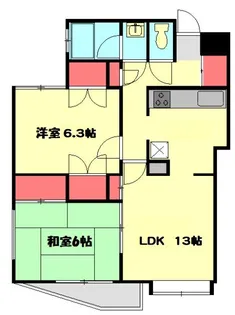 アネックス南町【4階】の間取り