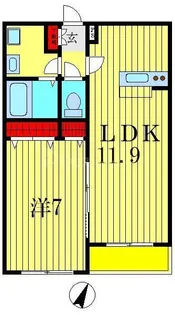 コメットハウス【1階】の間取り