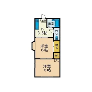 クロック・ハイツ【2階】の間取り