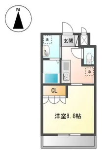 大鈴樹(オオベルジュ)【1階】の間取り