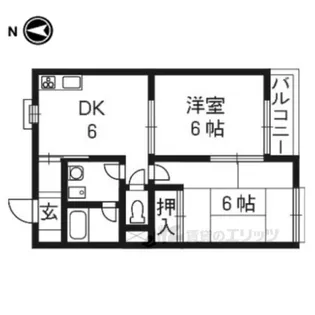 メゾン・ド・ボワ1【1階】の間取り