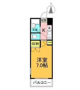 ロイヤルマンション安積町【1階】の間取り