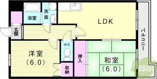 グランセリオ西神戸【2階】の間取り