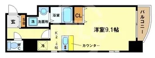 プレサンス中之島公園パークレジデンス【11階】の間取り