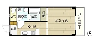 リバーストリート【2階】の間取り