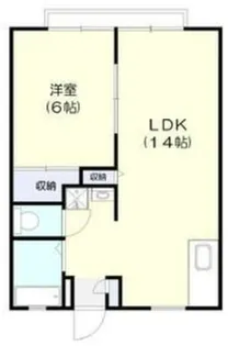 サンライフA棟【2階】の間取り